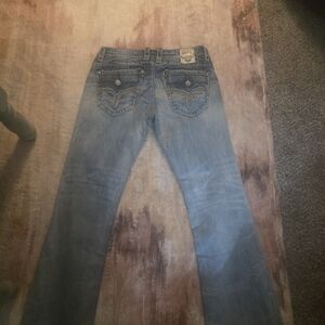 Men's Rock Revival Boot Cut Jean's 36x33
